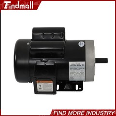 5HP Electric Motor 3450RPM Single Phase 208-230V 56C Frame 5/8″ Shaft 60HZ TEFC