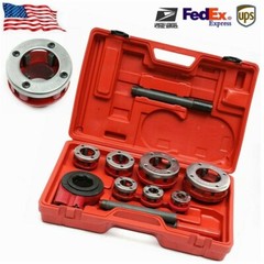 US NEW BSPT Pipe Threader 7 Stock Dies 3/8″, 1/2″, 3/4″,1″, 1-1/4″, 1-1/2″/ 2″