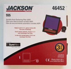 Jackson Safety 46452 TRANSLIGHT 555 Replacement Variable Auto-Darkening Filter