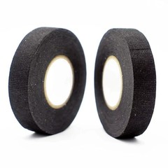 Heat Resistant Automotive Tape Flame-Retardant Cloth Sticky Fabric Black (50ft)