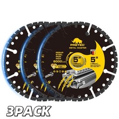5″ Diamond Cut Off Wheel 3 Pack,6000+ Cuts Metal Cutting Disc for Angle Grinder