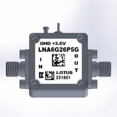 Low Noise Amplifier 2.5dB NF 6 – 26.5 GHz 20dB Gain 10dBm P1dB
