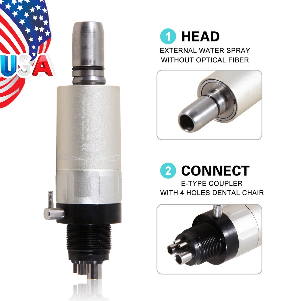 NSK Style Dental Low Speed Handpiece Air Motor 2/4Holes E-type Seasky/Yabang Dr
