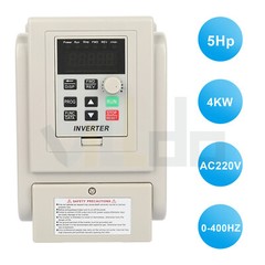 Variable Frequency Driver 5HP 220V 4KW Interver VFD Single to 3 Phase Output