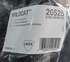 12-PACK KLEENGUARD WILDCAT 20525 ANTI-FOG FIREFIGHTER SAFETY GOGGLES CLEAR LENS