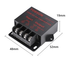 DC 12V 24V to 5V/12V 3A 5A 10A Power Converter Step Down Regulator Buck Reducer