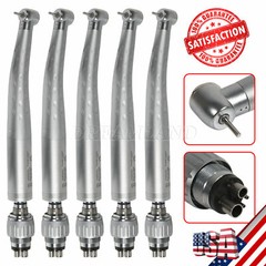 5 Yabang Dental High Speed Handpiece with 4 Holes Quick Coupler 360° Swivel
