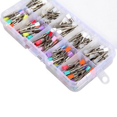 200pcs Mixed Dental latch type prophy polishing brush flat tapered Brushes pro