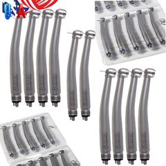 10 ASkeadnt NSK Style Dental High Speed Handpiece Push Button Standard 4 Hole M4