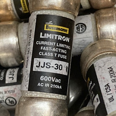 Cooper Bussmann Limitron JJS-30 30A 600VAC Class T Fast-Acting Fuse 10 pack