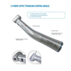 CICADA Dental 1:1 LED Fiber Optic Contra Angle Handpiece Low Speed