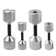 4x Flange Two Hole Pin Set Stainless Steel 1-1/8” and 1-5/8” Diameter