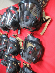 SCOTT AV-3000 HT MASK w/KEVLAR NETTING SMALL MEDIUM LARGE Firefighter SCBA AIR