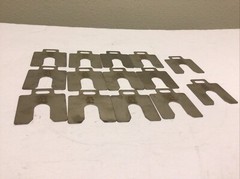 NEW, (LOT OF 14) MAUDLIN PRODUCTS MSA025 A-2 X 2″ X 0.004″,20 PACK SLOTTED SHIM