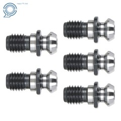 CAT40 45°0.740″Coolant Pull Stud Retention Knob for Mazak Fadal HURCO Okuma 5Pcs