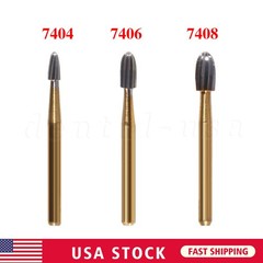 Dental Carbide Burs Trimming & Finishing Egg Football FG 7404 7406 7408