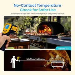 Etekcity Infrared Thermometer Laser Temperature Gun 774, Meat Dark Yellow