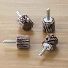 5PCS Drill Flap Wheel Sander 1x1x1/4″ Flapper Sanding Grinding 40 60 80 120 Grit