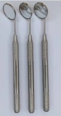 Dental 10 Mouth Mirror with Hollow Handle Silver Size #5 Lightweight German St