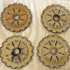 Lot of 4 Seed Disc Plate Set C150-16 for Grain Drill/Planter (Seed Plates)