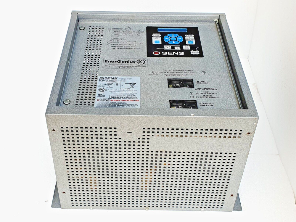 SENS Q024025TL511C Filtered Battery Charger, 1 PH, Output: 24 VDC, 25 Amps # NEW