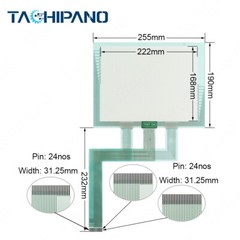 QPI21100C2P Touch Screen for GE Fanuc QPI-21100-C2P QP121100C2P-B Quick Panel