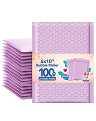 GSSUSA Bubble Mailers 6×10 Inches 100 Pack Size 6×9” Bubble Mailer Envelop