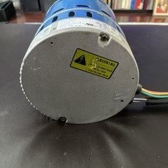 1 HP 115v/230v 50/60 Hz Fan Motor For a 4 Ton AC. See Pictures For Specs.