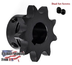 Jeremywell #40 Roller Chain Sprocket B Type 5/8″ Bore Hardened 9 Tooth