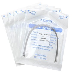 AZDENT Dental Ortho Niti Super Elastic Arch Wires Round/Rectangular Ovoid/Nature