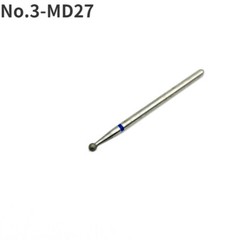 1pc 2.35mm Diamond For Manicure Cutter Dental Polish Burs Dental Lab Polisher kk