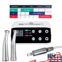 NSK Style Dental Brushless LED Micro Motor /1:5 Increasing Handpiece