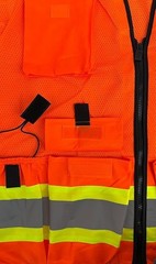 Crew Orange Reflective High Visibility Class 3 Safety Vest