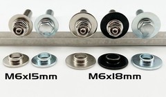 10pcs M6x15 or M6x18 Shoulder Washer Collar Fit Kawasaki KX250F KX450F Motocross