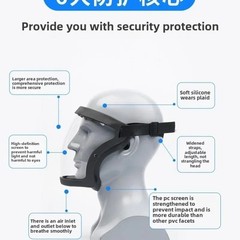 Anti-Fog Full Face Mask Paint Dust Eye Safe Protective Transparent Shield