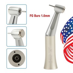 1-5 PCS Dental Contra Angle Low Speed Handpiece Push Fit FG Bur 1.6mm E-TYPE ds