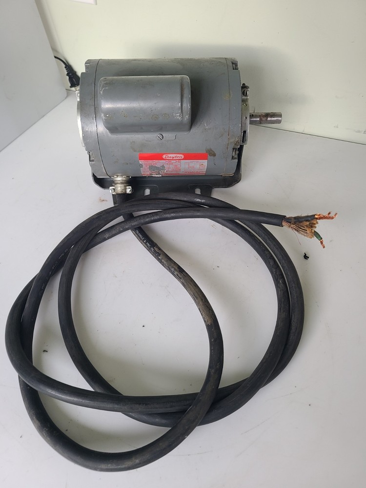 DAYTON 6K643G Motor, 1/2 HP, 1725 rpm, 60 HZ, 1 PH, FR 56, 115/208-230V 6K643G