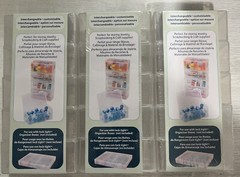 Darice Stackable Compartments, 5 Pieces Each, 3-Pack, For Jewelry Crafts & More