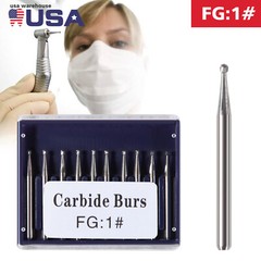 USA Dental Carbide Burs FG Round 19mm/Surgical Burs 25mm 40 Types For High Speed