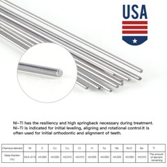 AZDENT Dental Orthodontic Brackets Braces /Supper Elastic Niti Arch Wires