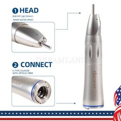 Dental 1:1 Fiber Optic LED Contra Angle/1:1 Surgical Straight Handpiece