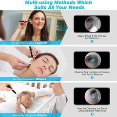 Ear Wax Removal Tool Cleaner with Camera and Led Lights with Built-in WiFi