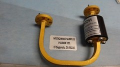 M/ACOM 507253 V Band (50-75GHz) Waveguide Isolator W/BEND