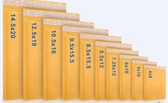 25/50/100/200/500 Kraft Bubble Mailers Padded Envelope Shipping Bags All Size US
