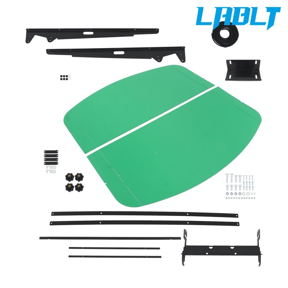 LABLT Green Tractor & Mower Tuff Top Canopy 52″× 52″ For 2″ x 2″ or 2″ x 3″ Rops