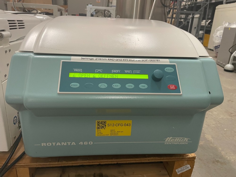 Hettich ROTANTA 460 Benchtop Centrifuge w/ 5699-R 4-Place Swing-Out Rotor 460