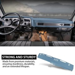 TPE Dash Cover Light Blue 1981-1987 GMC Chevy Pickup