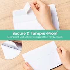 White A7 5×7 Self-Seal Envelopes – 1000 Pack