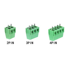 50PCS 5.08Mm 0.2″ Pitch PCB Mount Screw Terminal Block Connector, 2P 3P 4P Termi