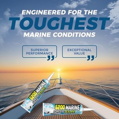 Marine Sealant Adhesive Waterproof Caulk 3oz Fast Cure UV Resistant Flexible